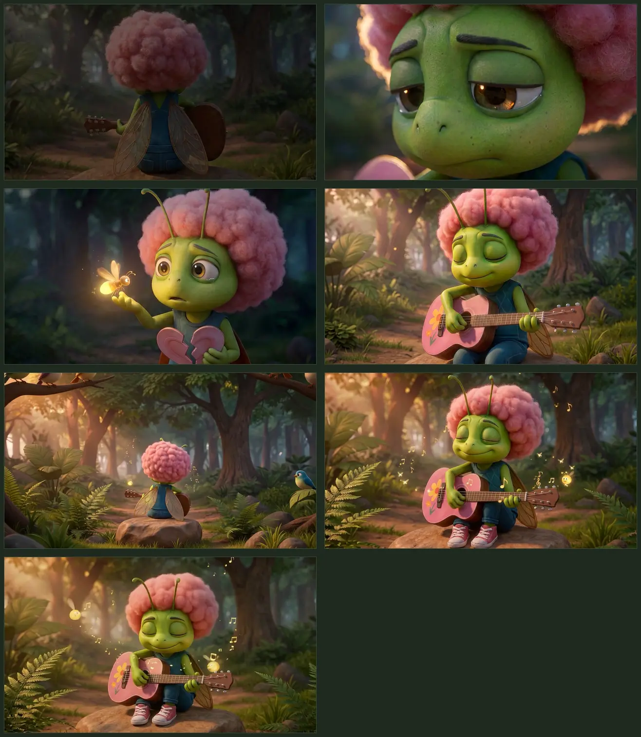 Prancha de storyboard do filme